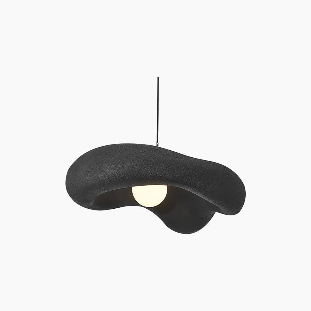 Sculptural Resin Ceiling Fixture 24×9 in Adjustable Color Temperature G9 LED Overhead Lighting for Dining Areas Bedrooms Living Spaces | Thomler