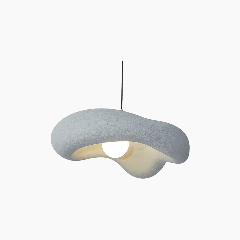 Sculptural Resin Ceiling Fixture 24×9 in Adjustable Color Temperature G9 LED Overhead Lighting for Dining Areas Bedrooms Living Spaces | Thomler