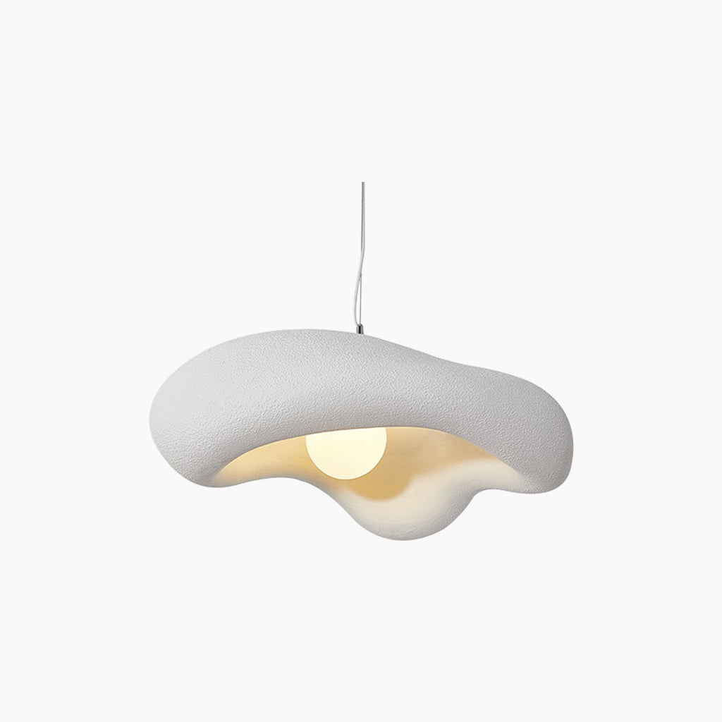 Sculptural Resin Ceiling Fixture 24×9 in Adjustable Color Temperature G9 LED Overhead Lighting for Dining Areas Bedrooms Living Spaces | Thomler