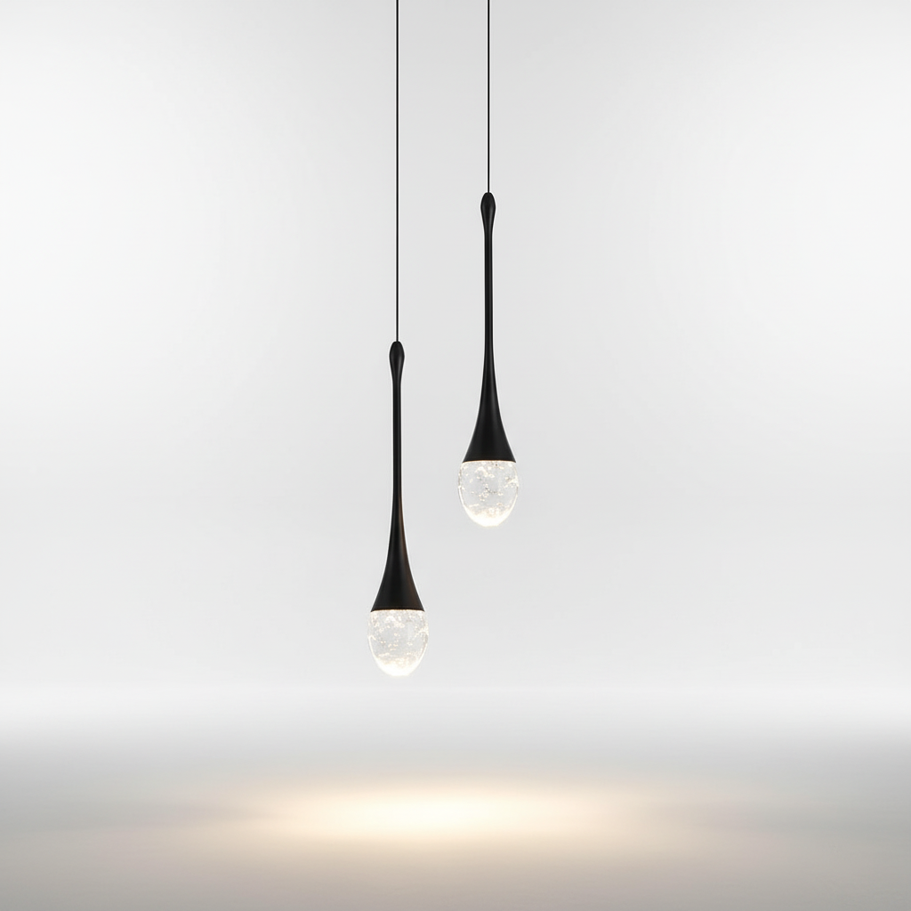 Konische Glas-Hängeleuchte, 10 Zoll, warmweißes Licht, höhenverstellbar, für Kücheninsel, Esstisch, Eingangsbereich, modernes Design | Thomler