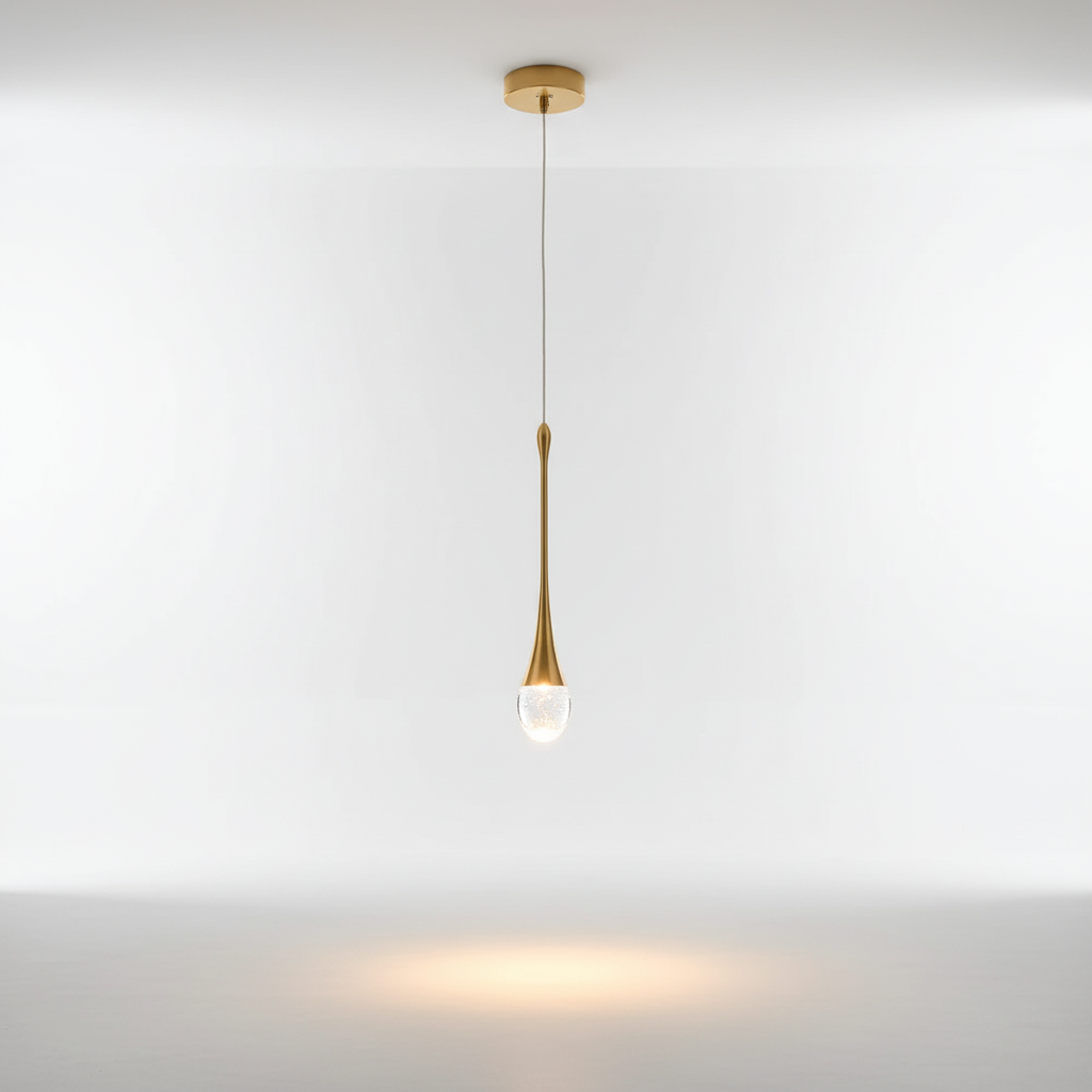 Konische Glas-Hängeleuchte, 10 Zoll, warmweißes Licht, höhenverstellbar, für Kücheninsel, Esstisch, Eingangsbereich, modernes Design | Thomler