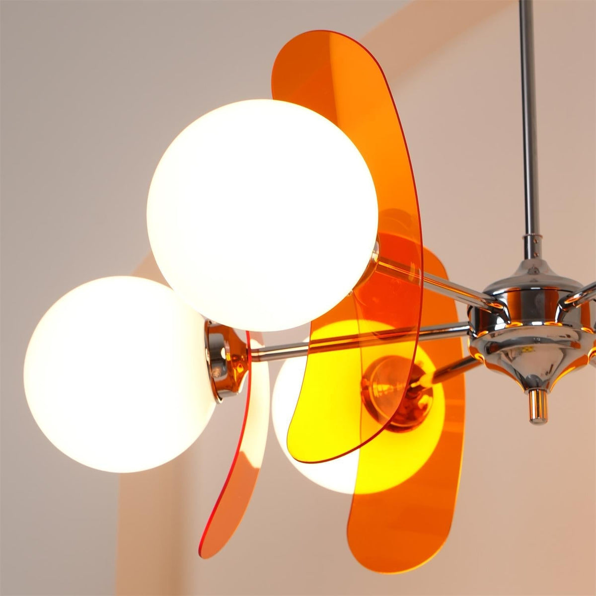 IJzeren glazen plafondlamp voor eetkamer, moderne armatuur met meerdere lichtbronnen, verstelbare hangkroonluchter voor keukeneiland, woonkamer, hal | Thomler