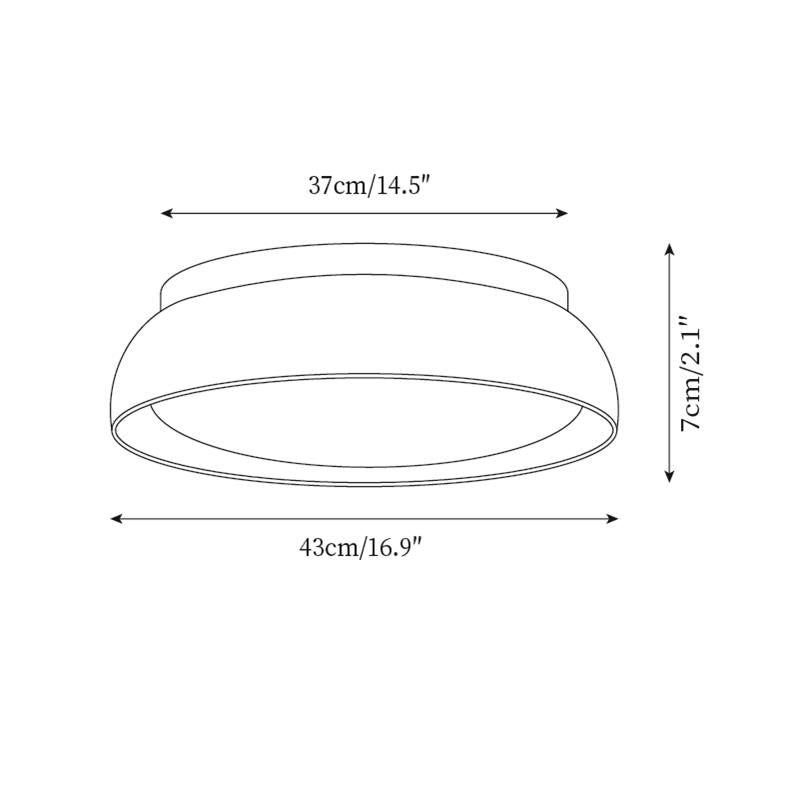 Stone Flush Mount Light Fixture 12 Inch Natural Travertine LED Overhead for Bedroom Hallway Bathroom Minimalist Round Warm Glow Wall or Ceil | Thomler
