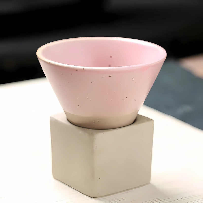 Japanese Ceramic Coffee Cup with Saucer Set – Handcrafted Artisan Glaze Design for Espresso, Tea & Hot Beverages – Heat-Retaining