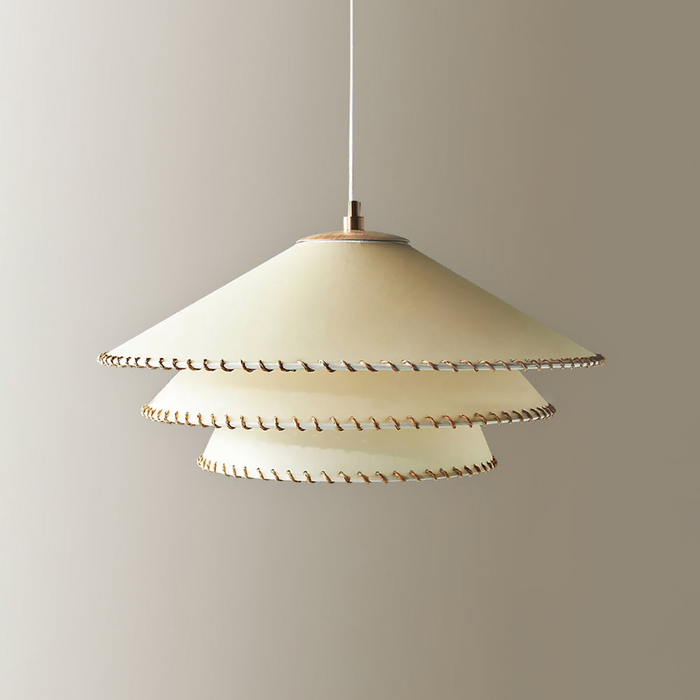 Oversized Fabric Drum Shade Ceiling Light for Kitchen Island & Dining Table – Adjustable Height Indoor Fixture with E26 Socket, Warm Ambient | Thomler