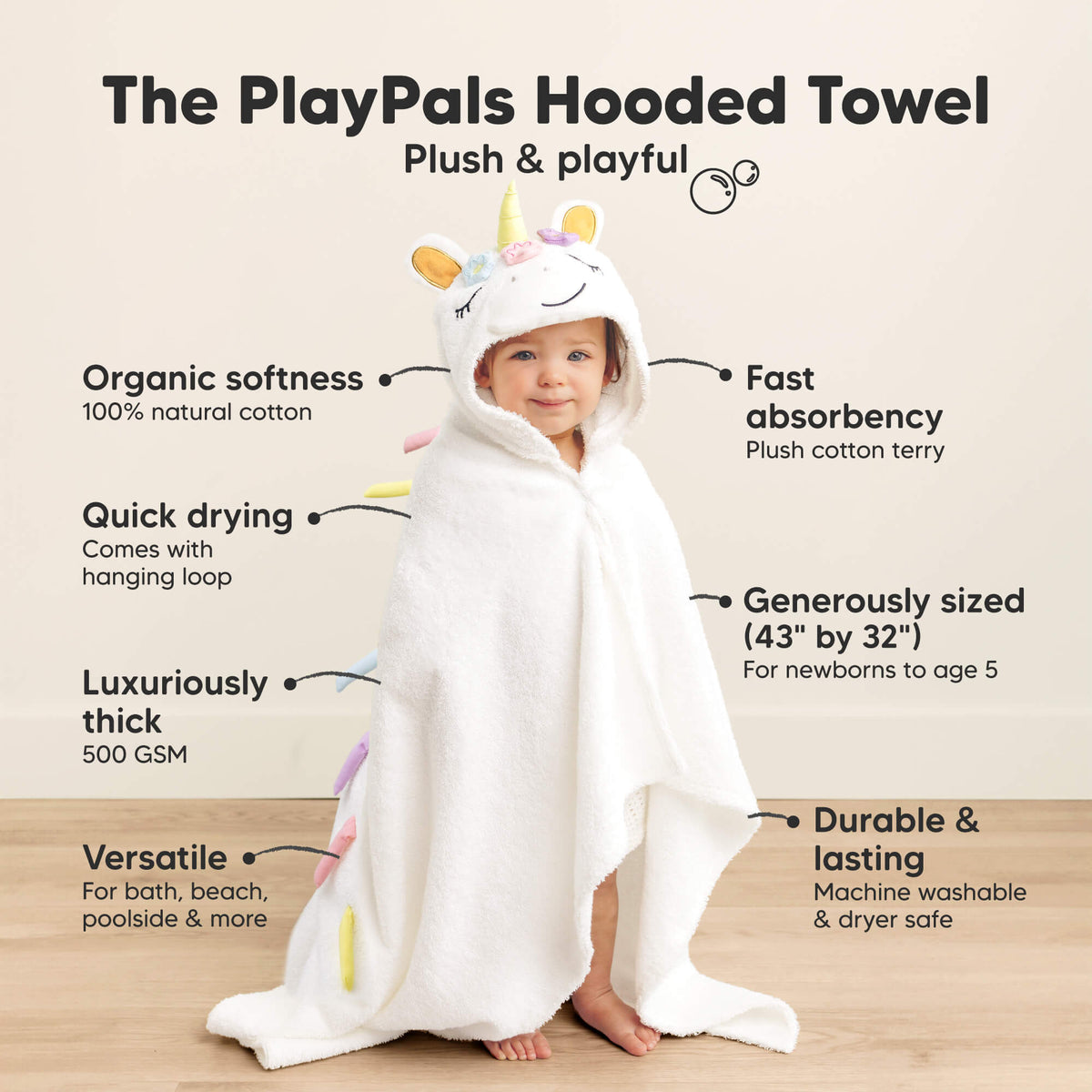 Baby Animal Hooded Towel
