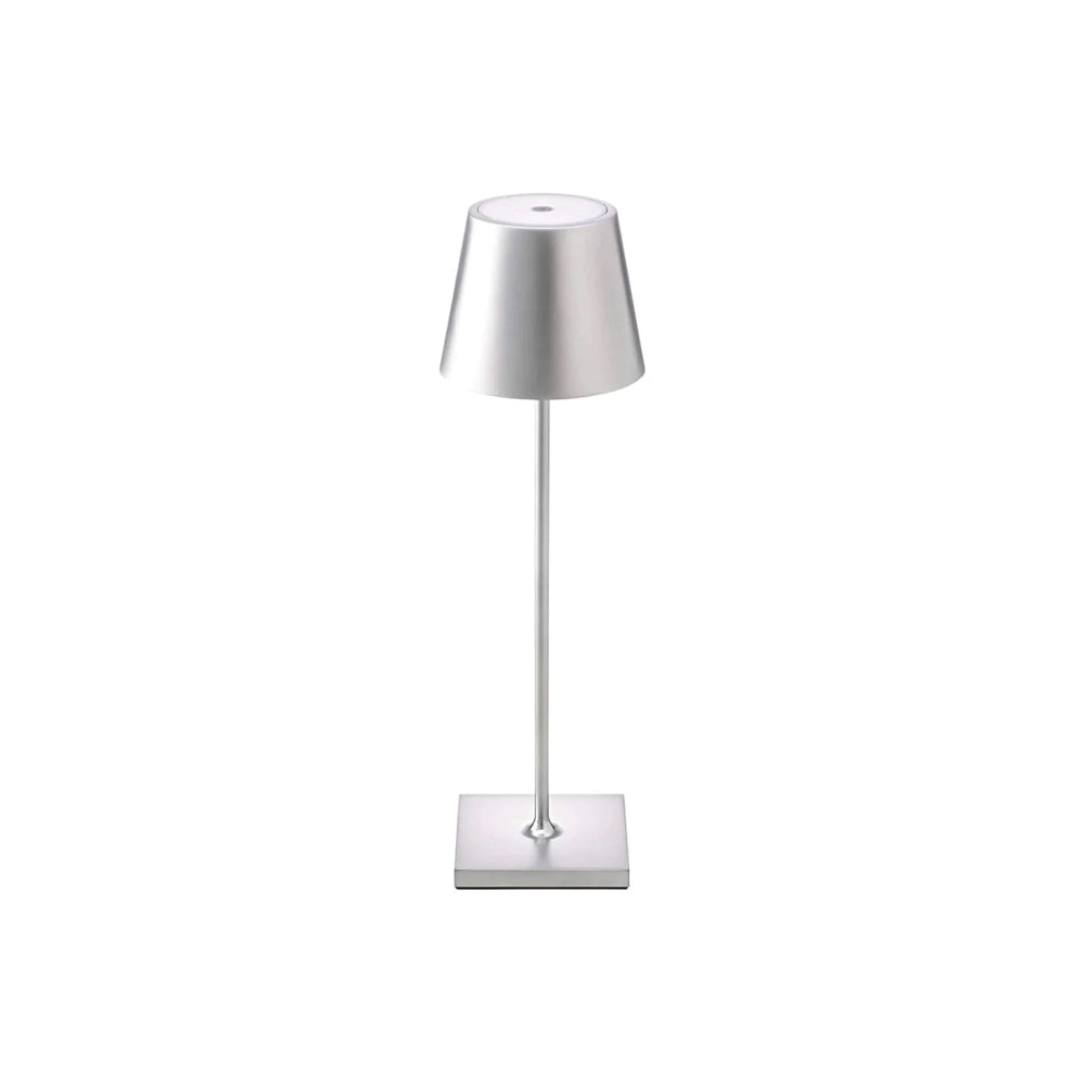 Rechargeable LED Desk Lamp with Touch Dimmer – Cordless Metal Accent Light for Bedroom, Patio, Office – 15 Inch Portable USB Lamp for Indoor | Thomler