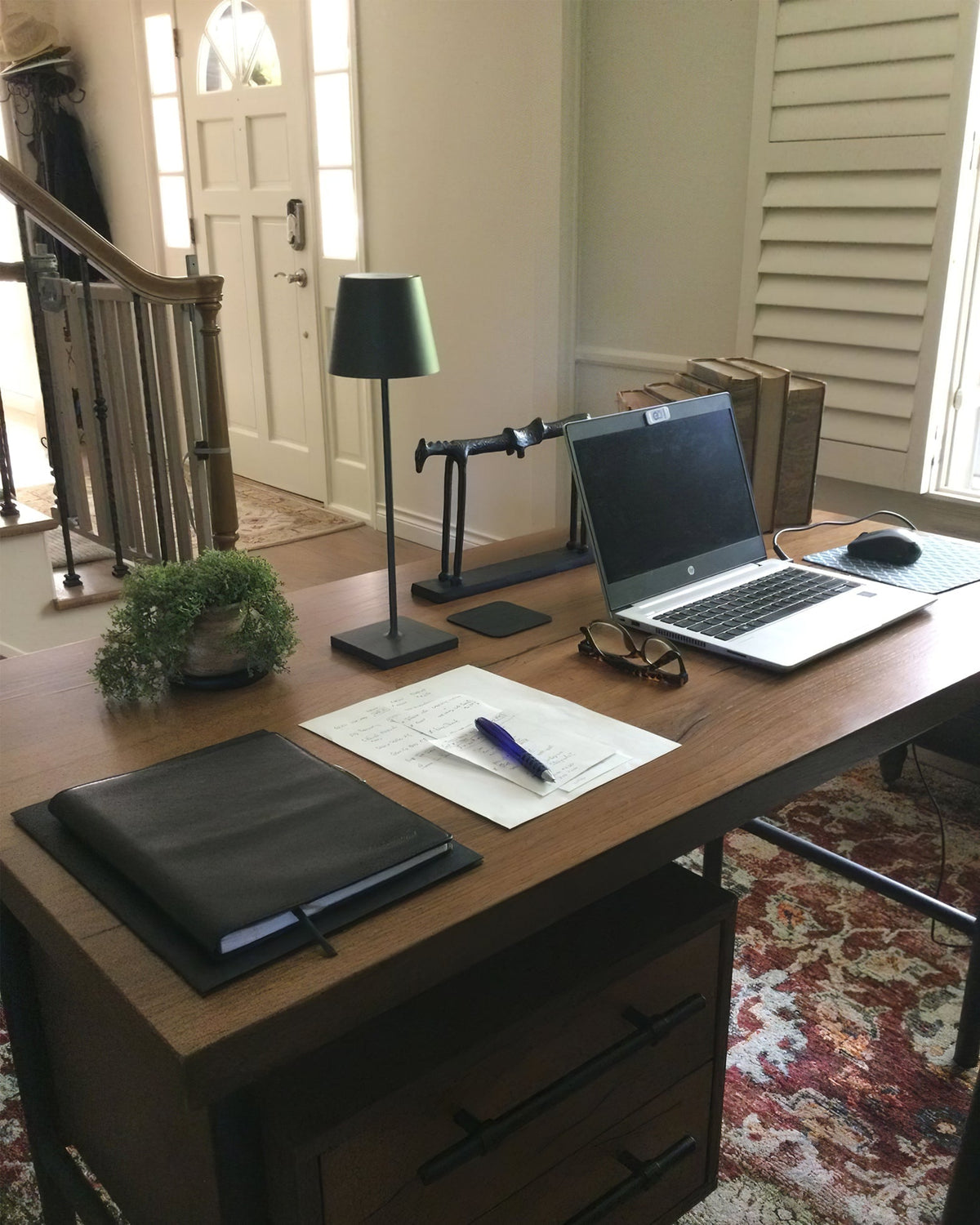 Rechargeable LED Desk Lamp with Touch Dimmer – Cordless Metal Accent Light for Bedroom, Patio, Office – 15 Inch Portable USB Lamp for Indoor | Thomler