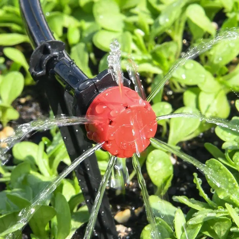 Adjustable Drip Irrigation Emitters 360° Flow Control 0.8 x 1 Inch UV-Resistant for Garden Beds Pots Greenhouse Micro Watering System Precis | Thomler