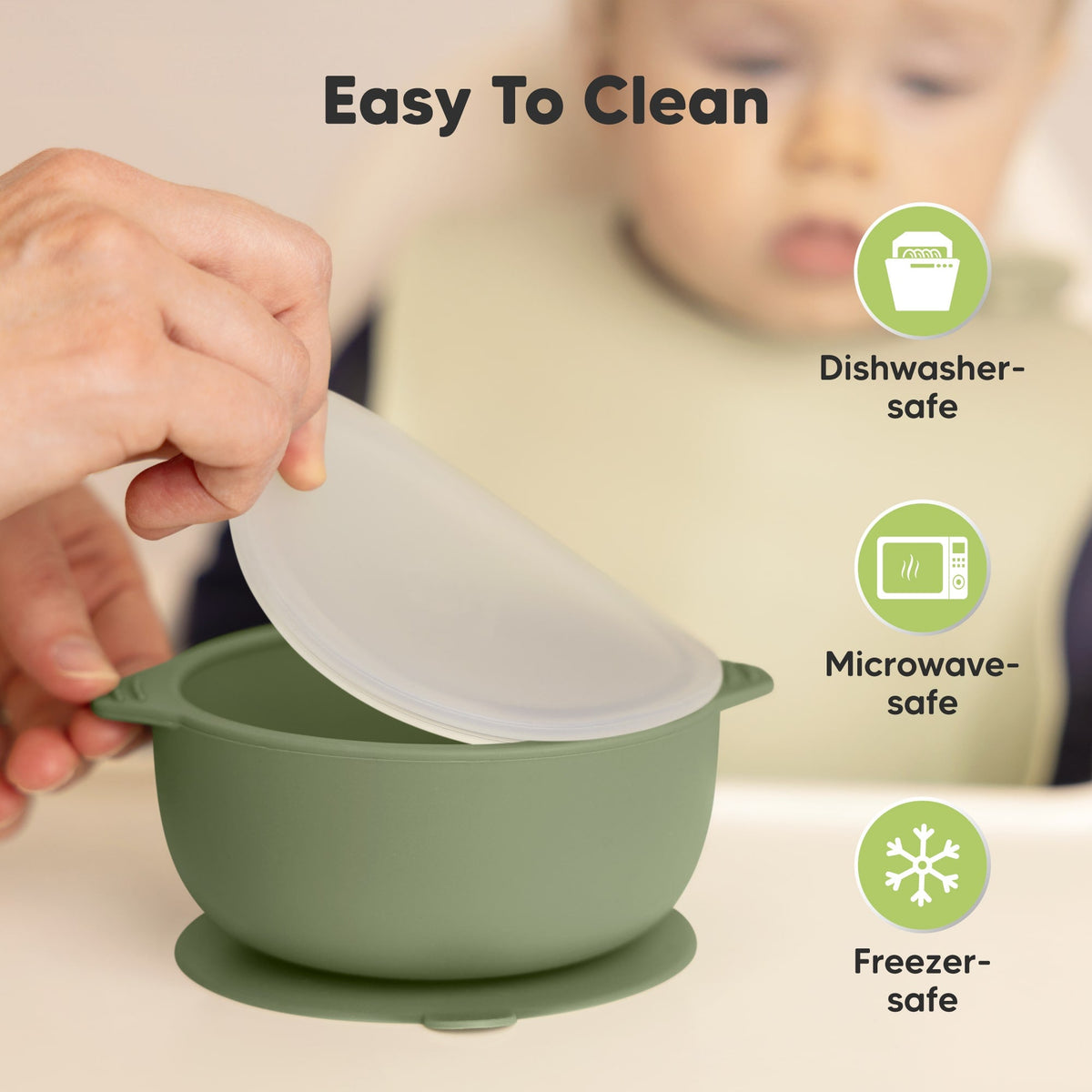 2-Pack Baby Silicone Suction Bowls