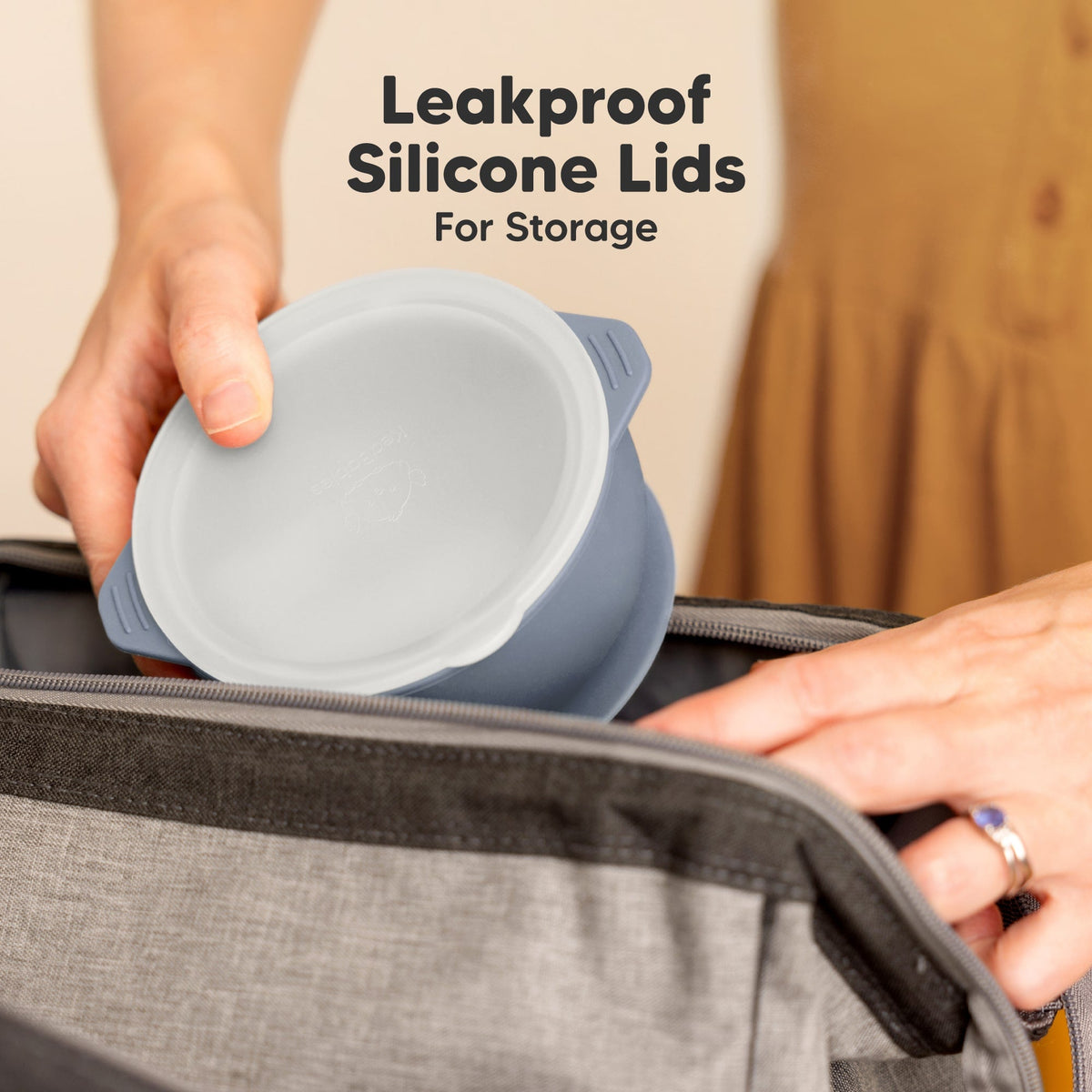 2-Pack Baby Silicone Suction Bowls