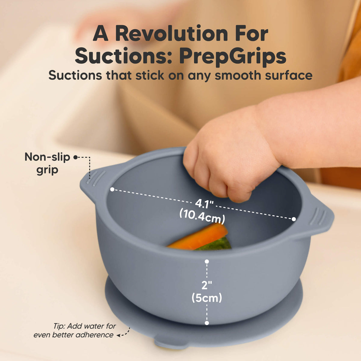 2-Pack Baby Silicone Suction Bowls