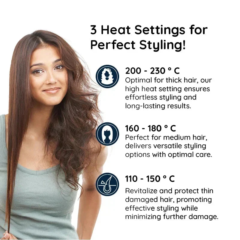 Professionelle 2-in-1 Rotations-Haarbürste
