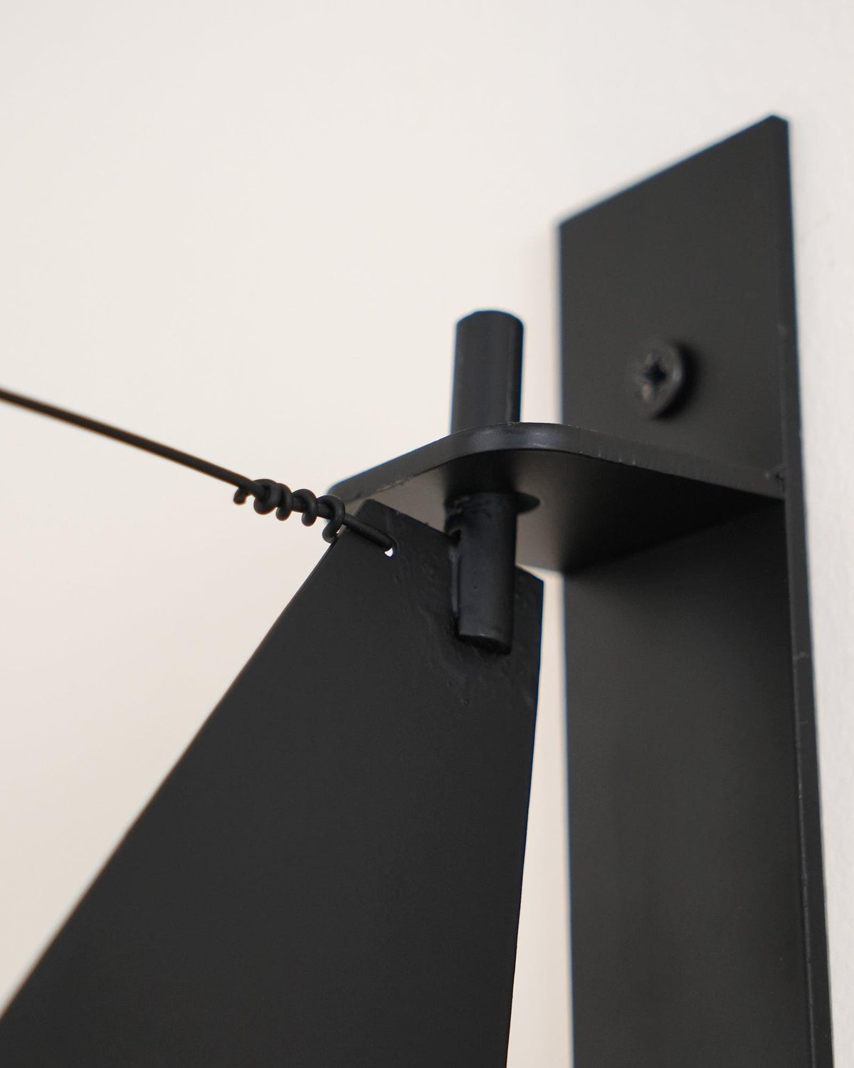 Adjustable Swing Arm Wall Sconce Black Iron 43 in Reach Modern Task Light for Office Living Room Bedroom Workspace Reading Ambient Lighting | Thomler