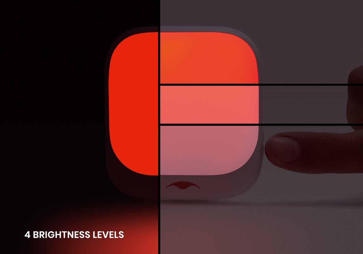 Red Night Light with Auto Sensor