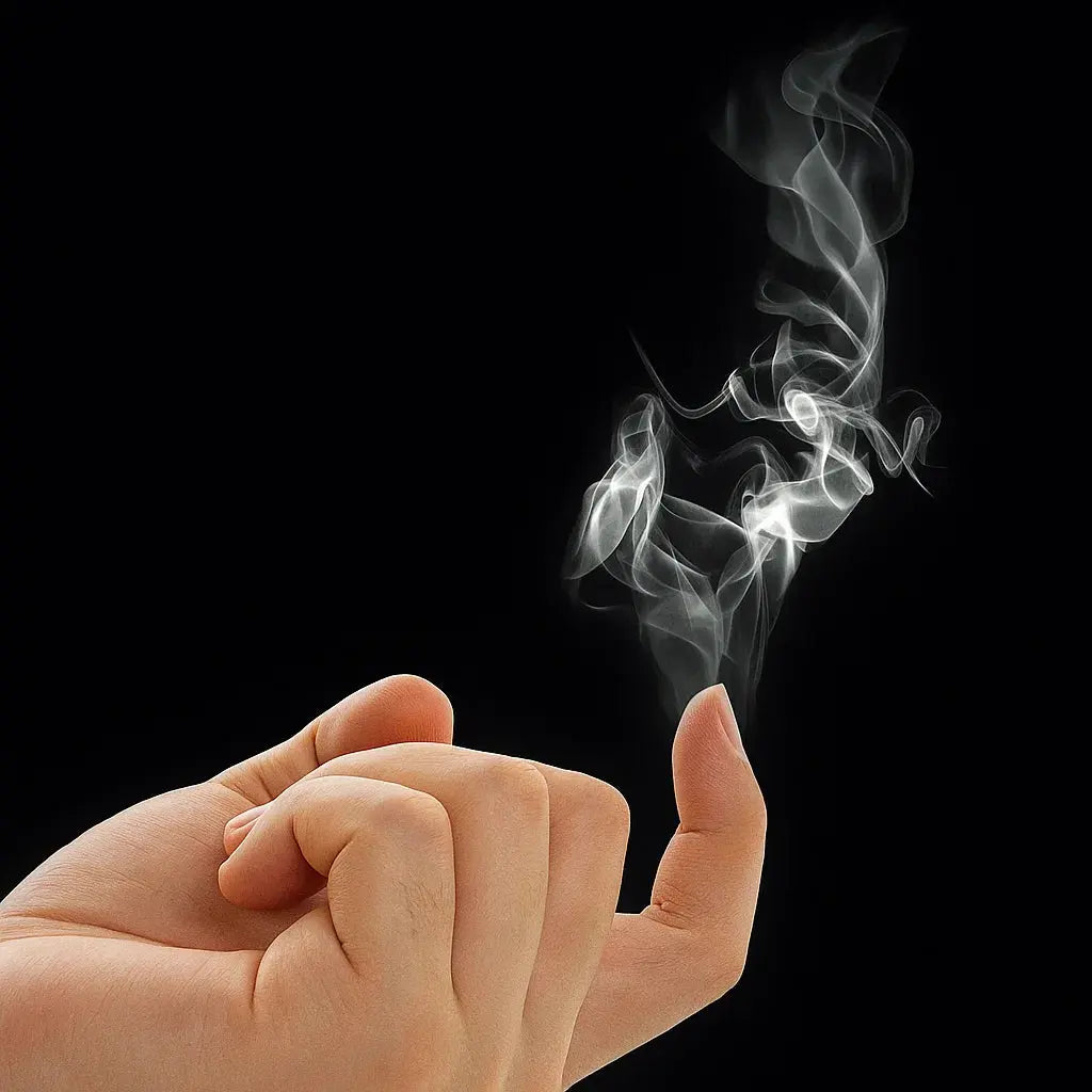 Finger Smoke Effect Kit 3.1 in Visual Illusion Paper for Magic Shows Content Creation Close-Up Tricks 5-Piece Performance Set | Thomler