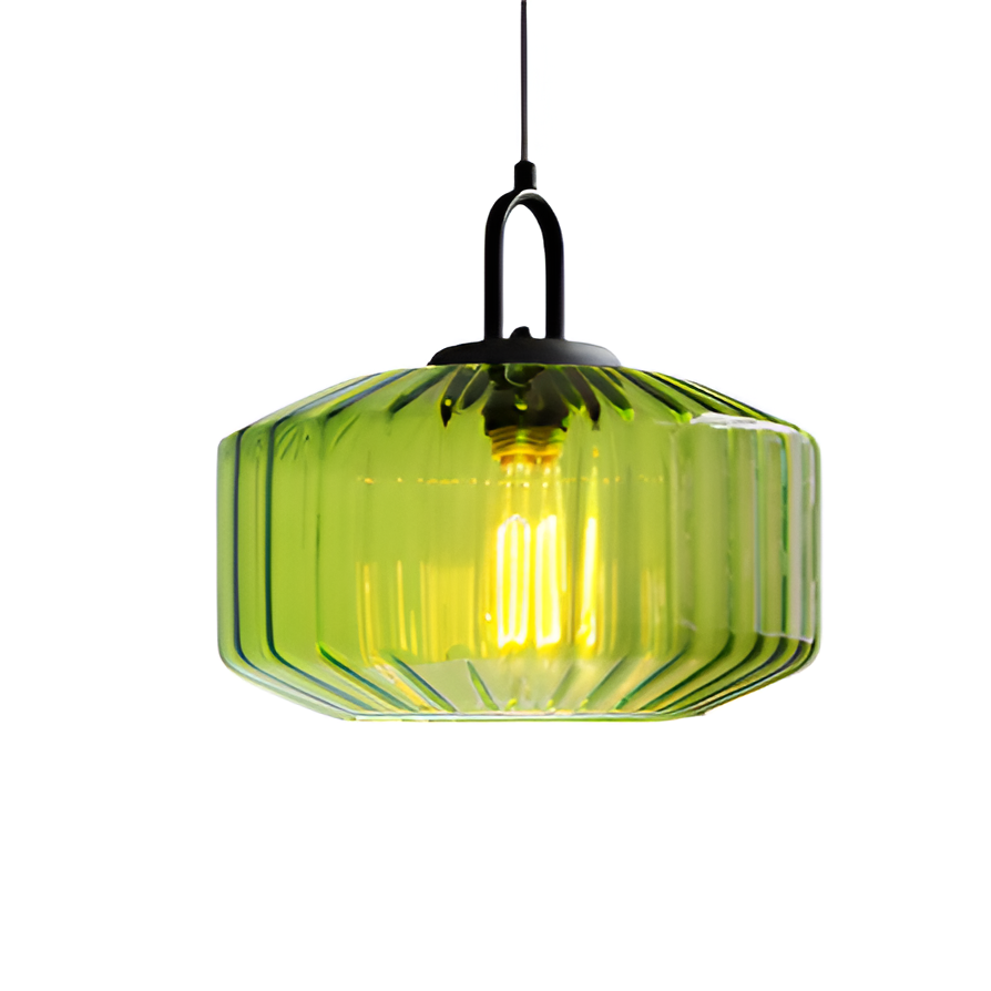 Glas-in-lood plafondarmatuur 11 inch kap E27 fitting in hoogte verstelbaar zachte gloed boven kookeiland tafel nachtkastje veelzijdig accent voor Conte | Thomler