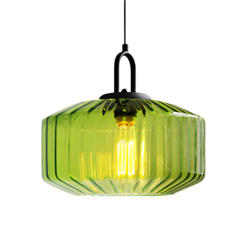 Glas-in-lood plafondarmatuur 11 inch kap E27 fitting in hoogte verstelbaar zachte gloed boven kookeiland tafel nachtkastje veelzijdig accent voor Conte | Thomler
