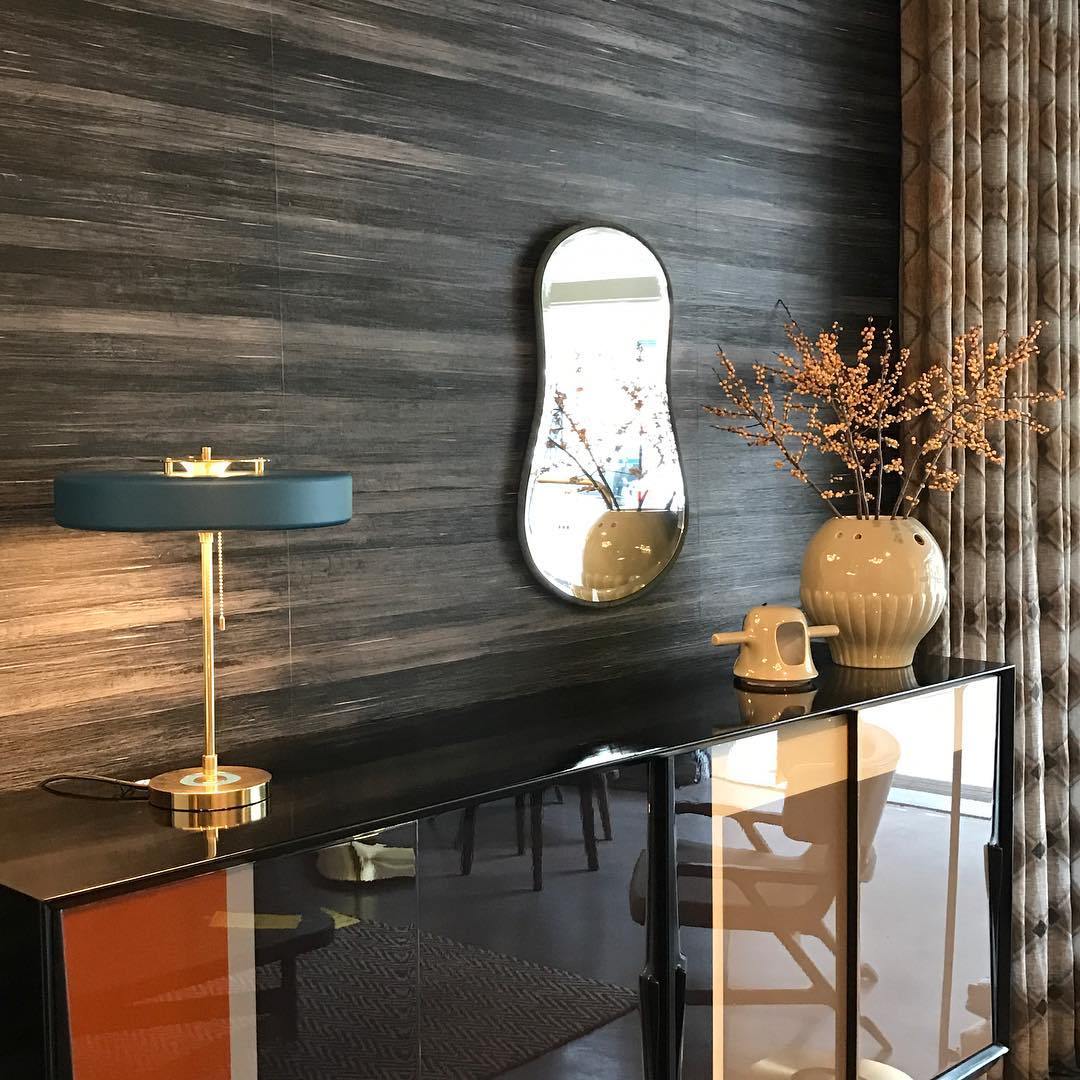 Lámpara de lectura de noche con pantalla de metal y difusor acrílico para escritorio, mesita de noche, oficina, dormitorio y decoración de estudio, interruptor de cadena, luz cálida | Thomler