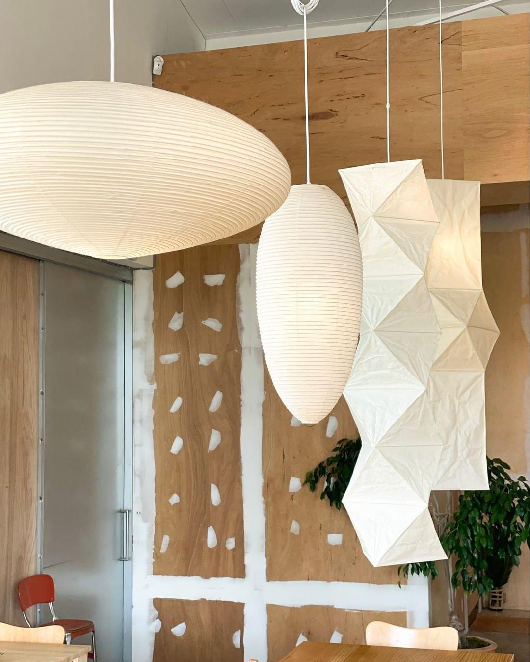 Handgemaakte papieren plafondlamp met verstelbaar snoer, witte hanglamp voor slaapkamer, woonkamer, keuken, eetkamer, moderne binnenlamp | Thomler
