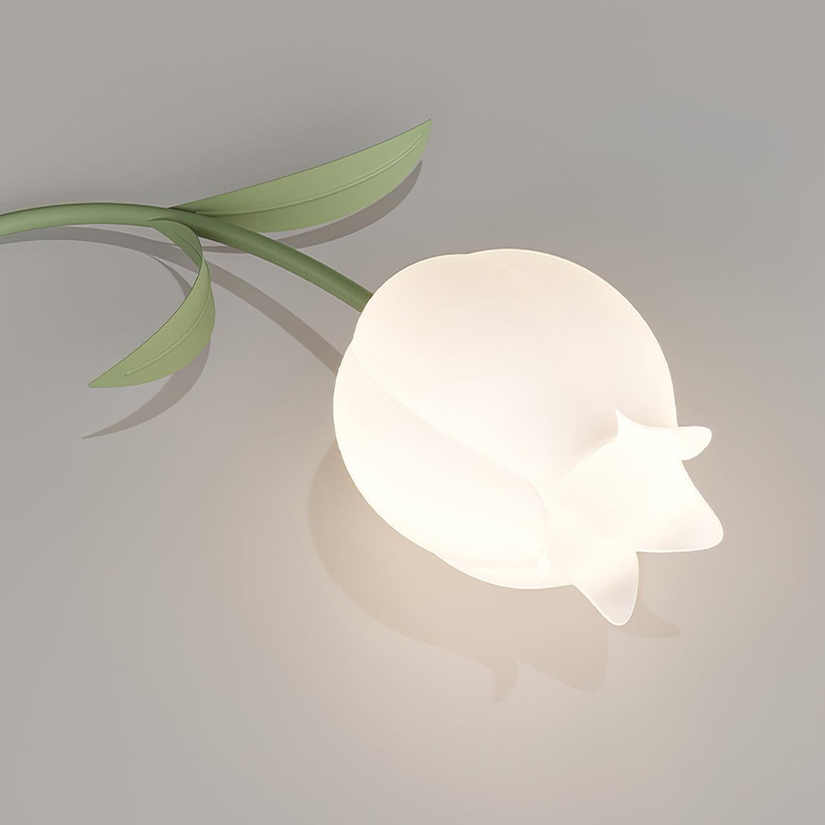Flush Mount Floral Ceiling Light Fixture with Multi-Head LED Design for Bedroom, Living Room