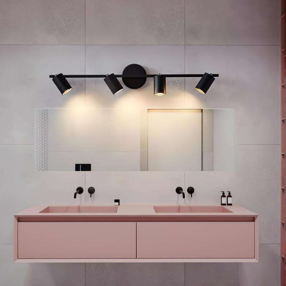 Pivoting Metal Track Spotlight Fixture 350° Swivel Wall & Ceiling Mount LED Accent Light for Living Room Bedroom Kitchen Gallery Art Display | Thomler