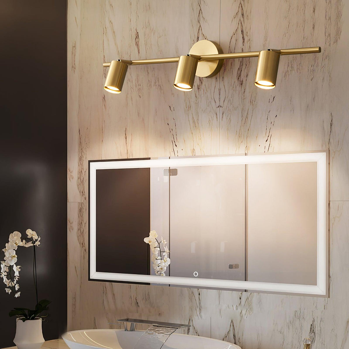 Pivoting Metal Track Spotlight Fixture 350° Swivel Wall & Ceiling Mount LED Accent Light for Living Room Bedroom Kitchen Gallery Art Display | Thomler