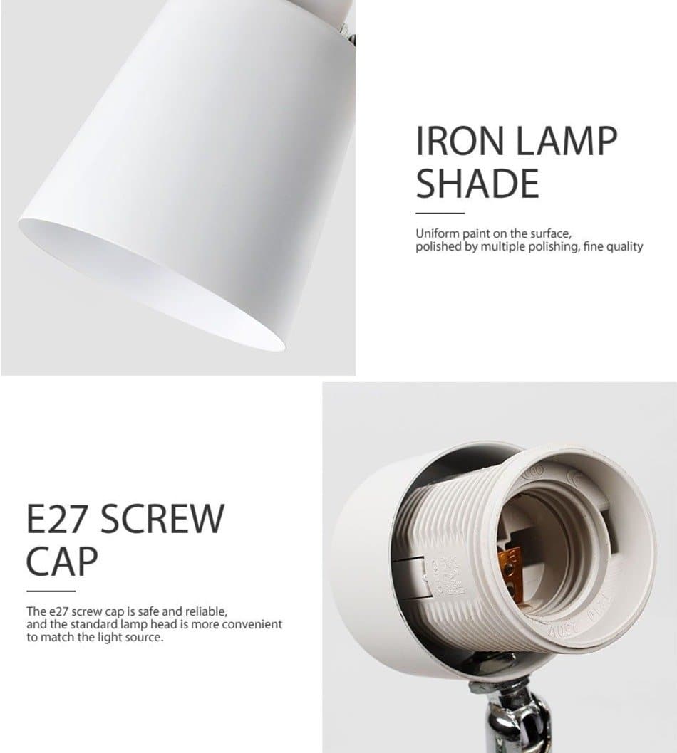 Verstelbare wandlamp van hout en metaal, 19 cm, geel, stekkerlamp als leeslamp voor nachtkastjes, slaapkamers, thuiskantoor, accentverlichting met zwenkarm | Thomler