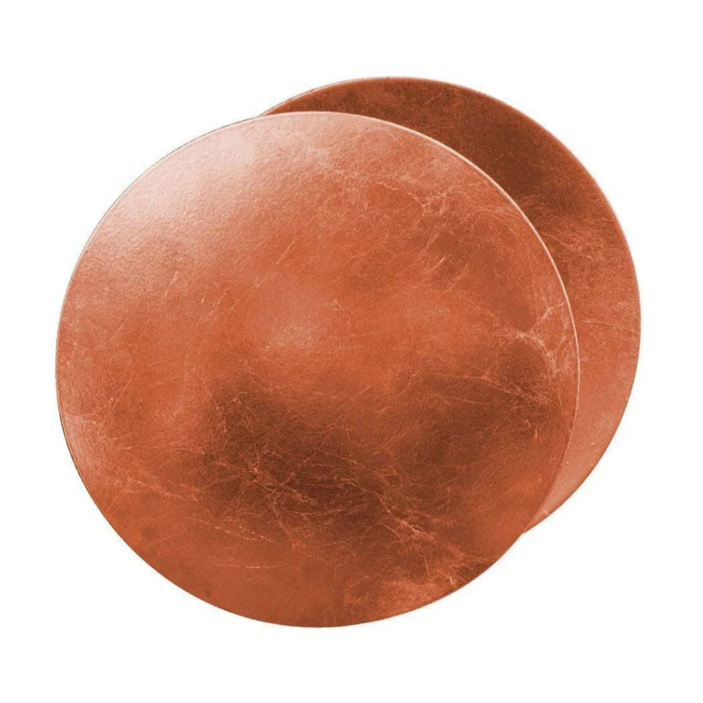 Rotating LED Wall Sconce Light Fixture – 9 in Aluminum Disc Lamp for Bedrooms, Hallways & Accent Lighting | Gold White Copper Black | Thomler