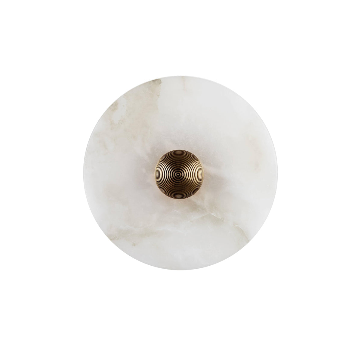 LED Flush Mount Ceiling Light 12 Inch Alabaster Shade Aluminum Frame Dual Install Wall Sconce Contemporary Fixture for Bedroom Hallway Livin | Thomler