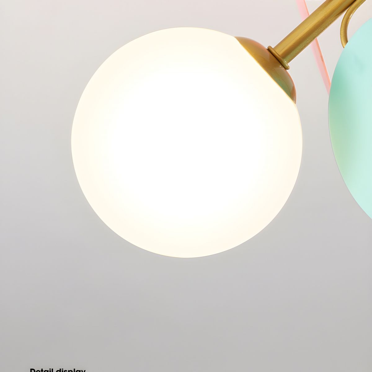 Lámpara de techo de montaje empotrado en colores pastel de 10 pulgadas de diámetro, de metal y acrílico, para habitación de niños, dormitorio, oficina, hogar, guardería, iluminación superior para espacios pequeños