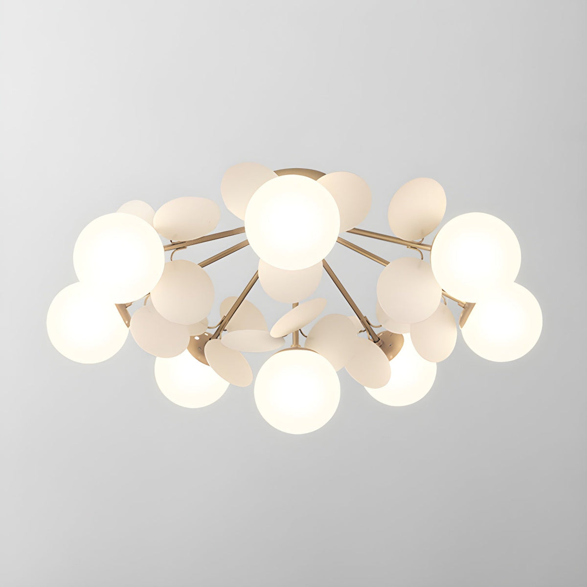 Lámpara de techo de montaje empotrado en colores pastel de 10 pulgadas de diámetro, de metal y acrílico, para habitación de niños, dormitorio, oficina, hogar, guardería, iluminación superior para espacios pequeños