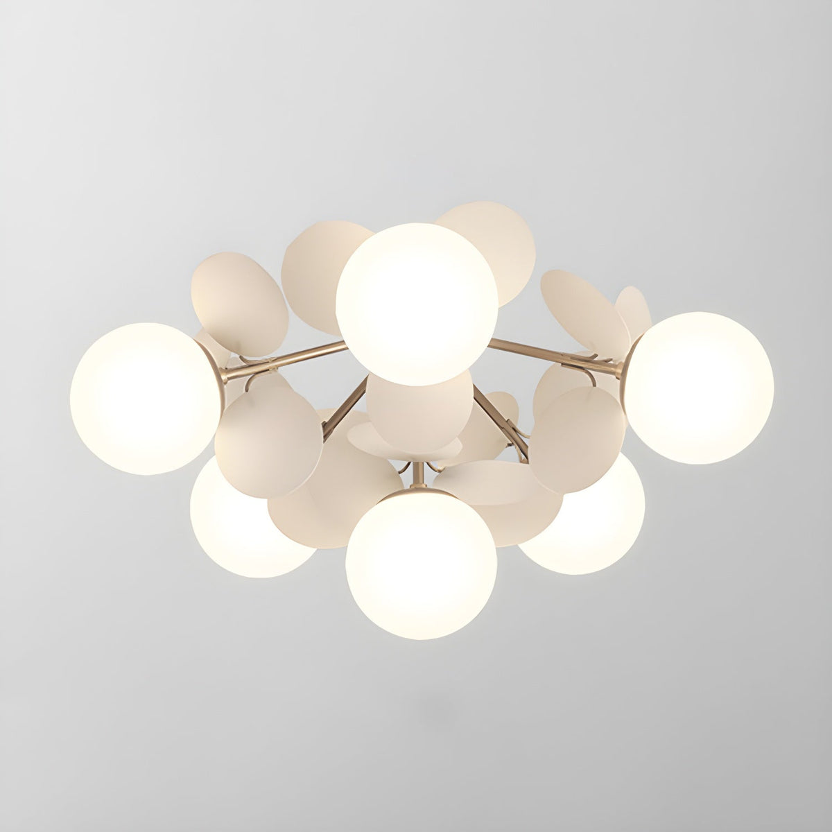 Lámpara de techo de montaje empotrado en colores pastel de 10 pulgadas de diámetro, de metal y acrílico, para habitación de niños, dormitorio, oficina, hogar, guardería, iluminación superior para espacios pequeños