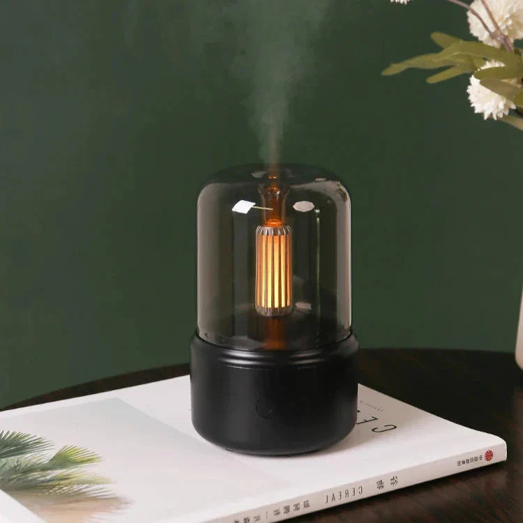 Ultrasonic Aroma Diffuser with Soft Glow Night Light 6 Inches USB Rechargeable Humidifier for Bedroom Nursery Essential Oils Relaxation Slee | Thomler