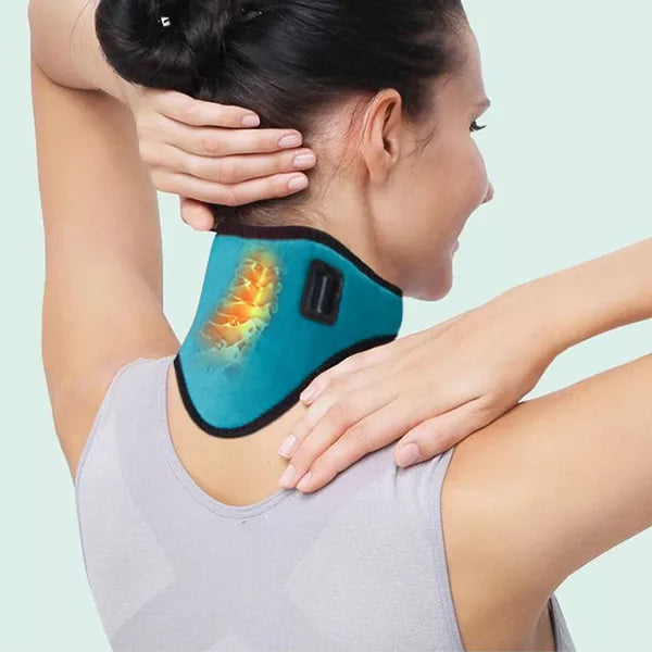 Heated Neck Wrap with 3 Temperature Settings & Auto-Off Timer