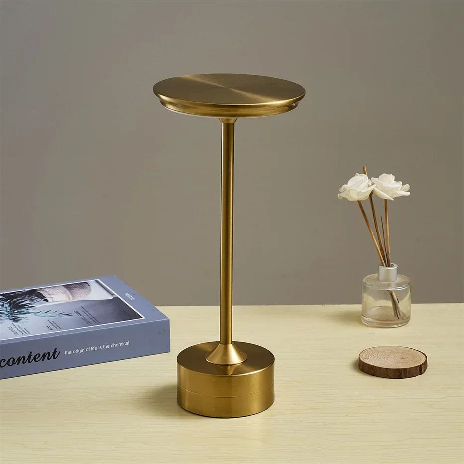 Rechargeable Cordless Table Lamp with Touch Control & 3 Brightness Levels for Bedroom Nightstand Desk Reading Living Room | Thomler