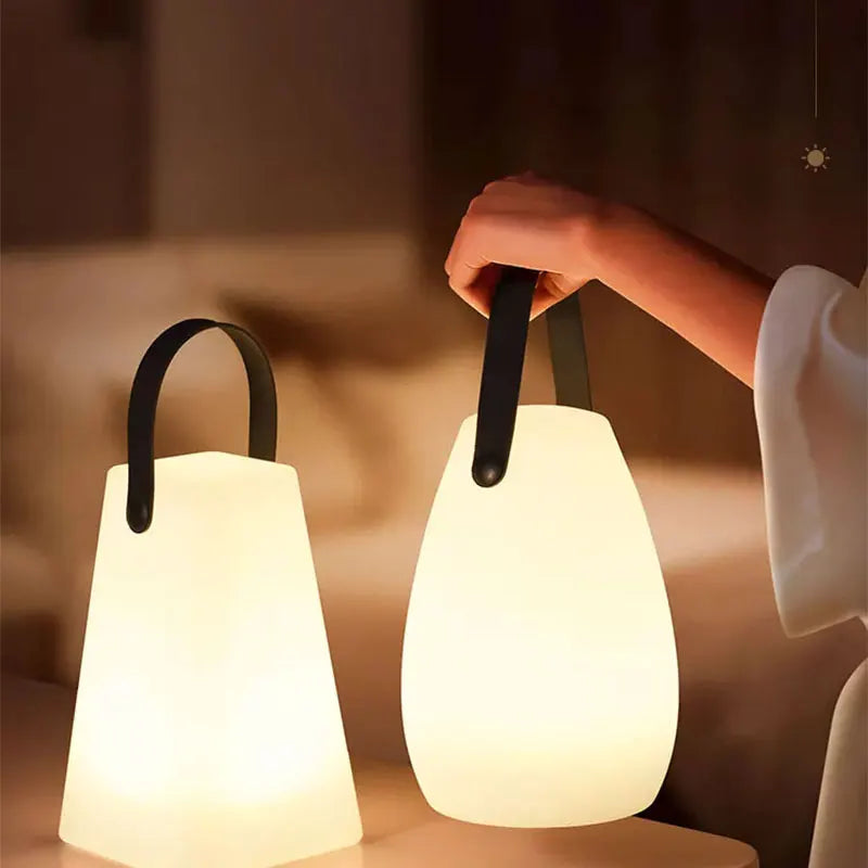 Rechargeable LED Mood Lamp 10 inch Cordless Waterproof 8-Color Remote-Controlled Accent Light for Deck Patio Poolside Backyard Entertaining | Thomler