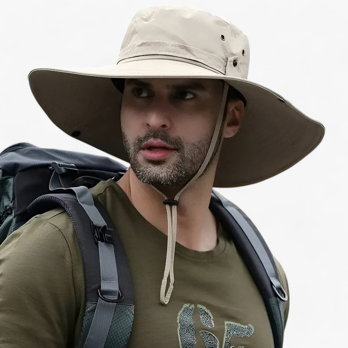 Zeno UV-beschermende outdoorhoed - Ademende wandel- en visserijpet