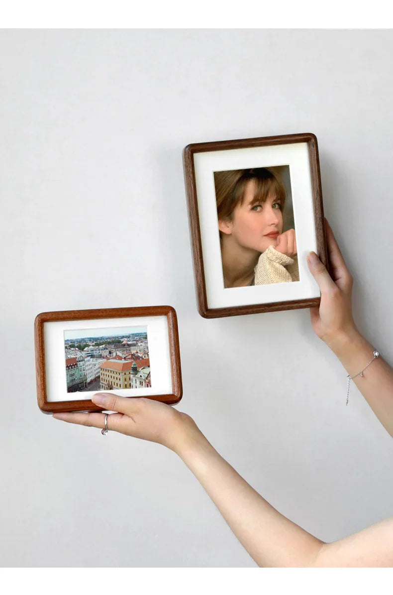 Hardwood Picture Frame 8.3×11.7 in Portrait A4 Mortise Joiner Wedding Memory Display Wall Hanging Living Room Bedroom Hallway Gallery Arrang | Thomler