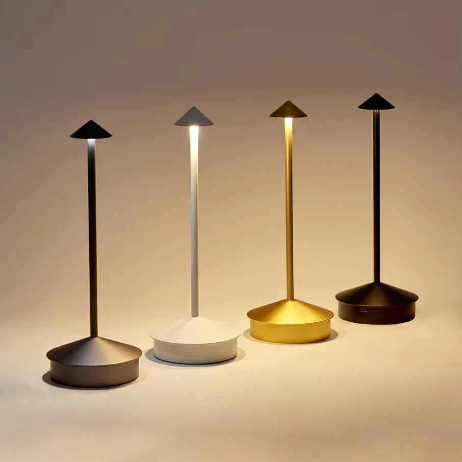 Oplaadbare led-bureaulamp met aanraakbediening en drie lichtstanden