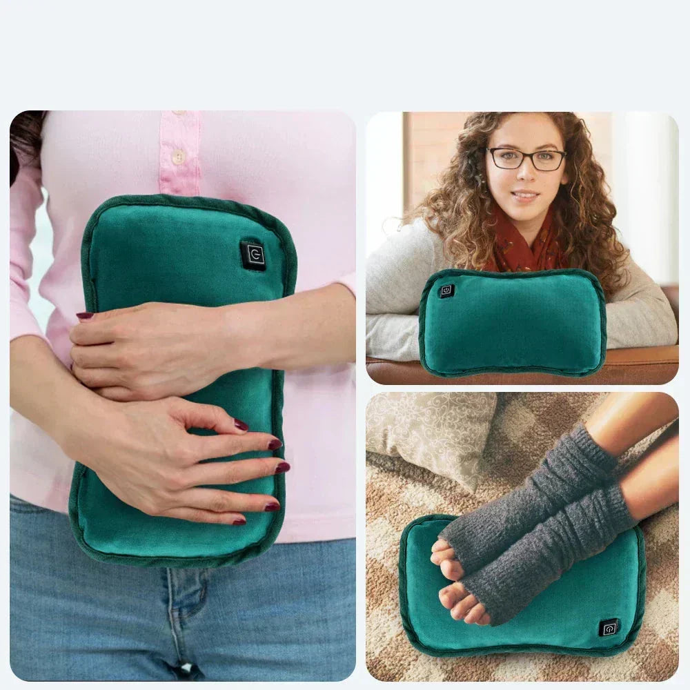USB oplaadbaar warmtekussen met 3 temperatuurstanden voor verlichting bij krampen en rugpijn | Draagbare grafeen handwarmer voor warmtetherapie bij peri