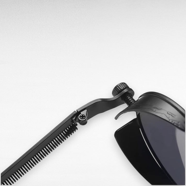 Vintage Round Sunglasses Polarized UV400 Protection Metal Frame Gothic Industrial Design for Men Women Everyday Outdoor | Thomler