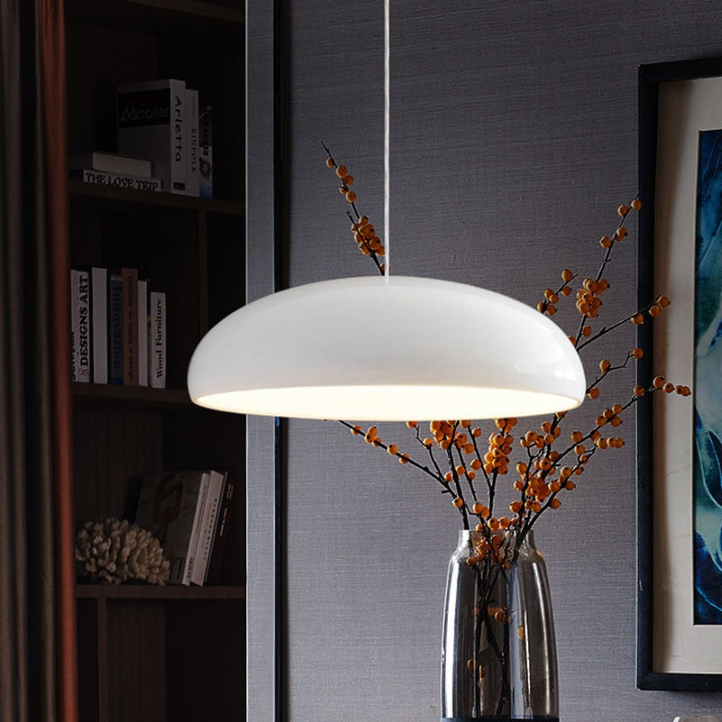 Adjustable Height Metal LED Ceiling Fixture for Dining Room & Kitchen Island | Modern Sculptural Overhead Lighting for Table & Counter | Ind | Thomler