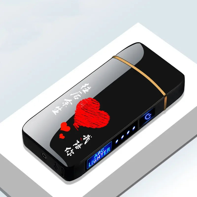 Electric Arc Lighter Rechargeable Windproof Dual Beam Touch Activated USB Powered Flameless Igniter for Candles Incense Camping Outdoor Kitc | Thomler