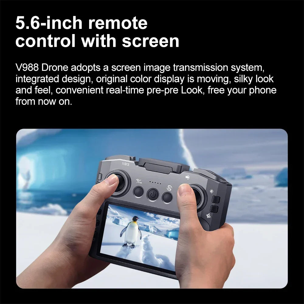 Foldable Camera Drone With Dual 4K Camera, Brushless Motor, FPV And 5G WiFi