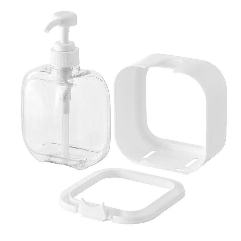 Countertop Liquid Soap Pump Dispenser with Press Mechanism for Bathroom Vanity, Kitchen Sink & Shower | Modern Minimalist Scandinavian Desig | Thomler