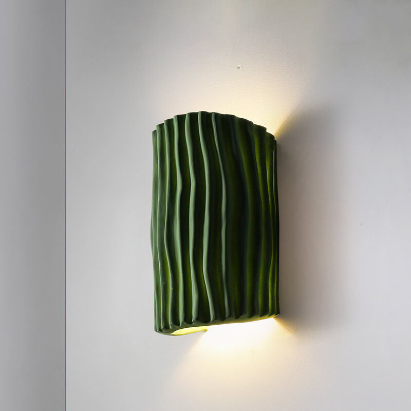 Resin Sconce Bi-Directional Light 10 inch Modern Wall Mount for Bedroom Hallway Study Accent Lighting | Thomler