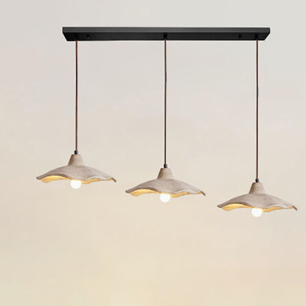 Industrial Concrete Hanging Light 10 in Yellow Ceiling Pendant Hardwired E26 Socket Adjustable Cord Kitchen Dining Room Bedroom Entryway Rus | Thomler
