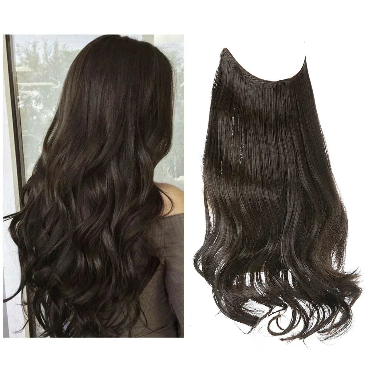 Clip-In Hair Extensions for Volume & Length – 14, 16 & 18 in – 17 Color Blends