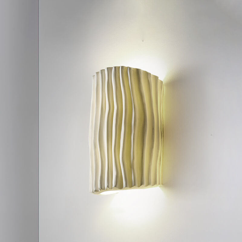 Resin Sconce Bi-Directional Light 10 inch Modern Wall Mount for Bedroom Hallway Study Accent Lighting | Thomler